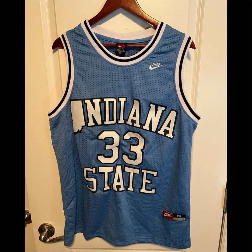 Larry Bird Indiana State College Jersey - Size Medium